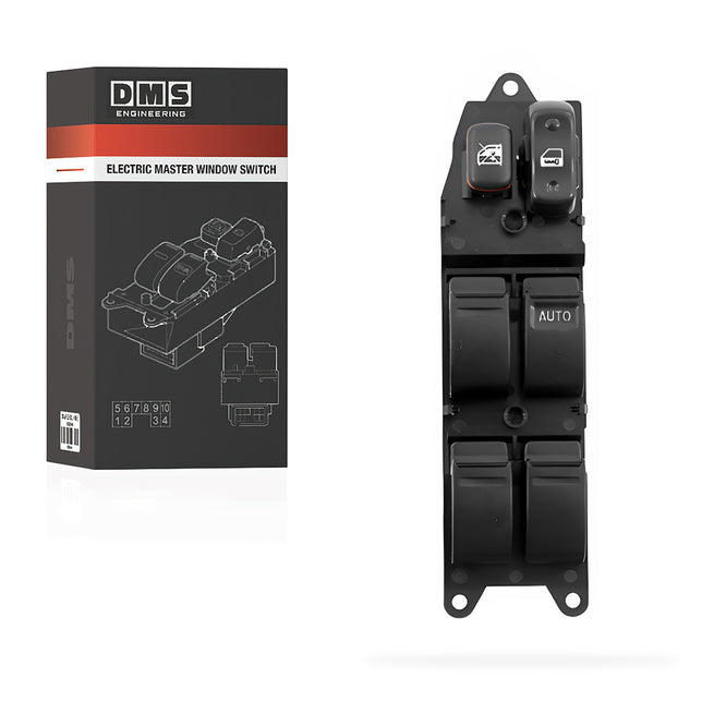 Toyota LandCruiser 100 Series (1998 - 2002) 4 Buttons Master Window Switch