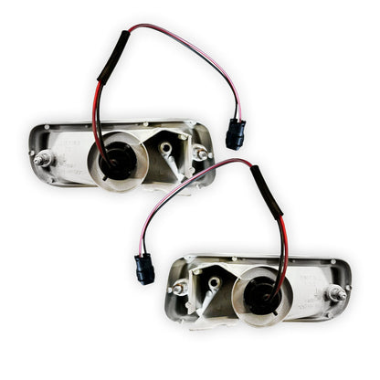 Holden Rodeo TF (1998 - 2003) White Front Bumper Lights LH + RH