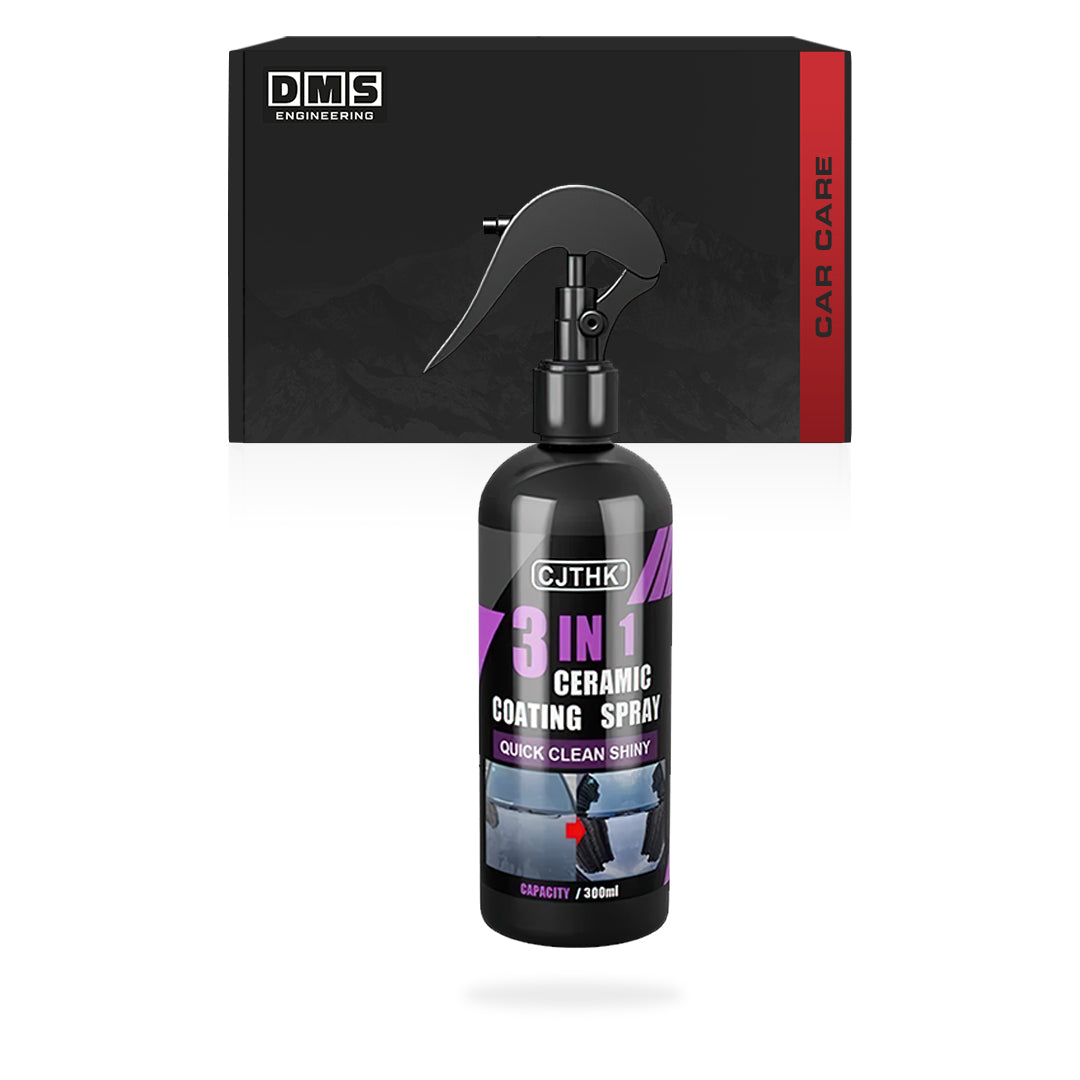 Complete Car Care Bundle - 26-pieces Detailing Kit + Ceramic Spray + High-Power Vacuum Cleaner