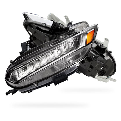 Honda Accord (2018 - 2022) Full LED Chrome Replacement Headlights LH + RH