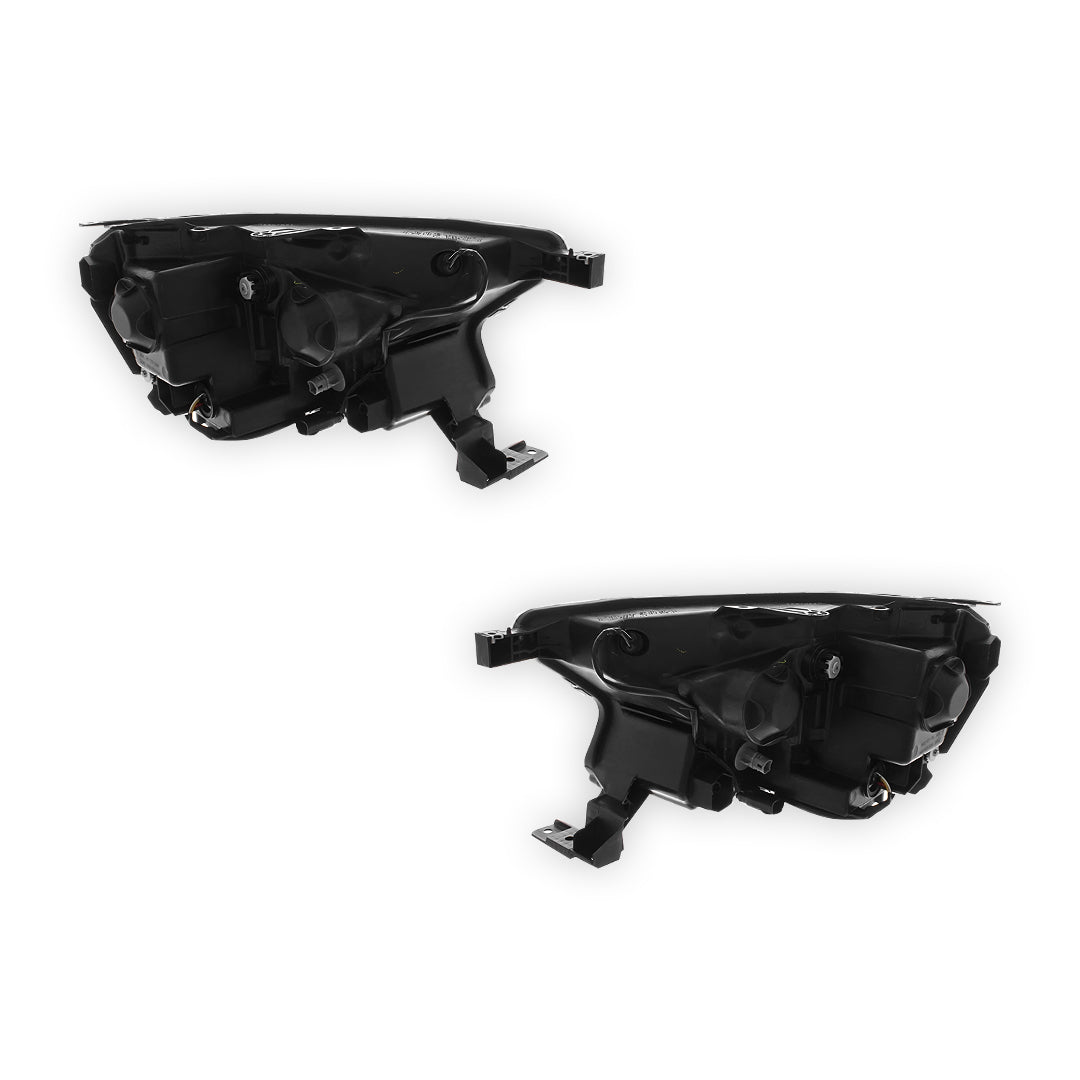 Ford Ranger P375 Black Headlights 2015 - 2019 OEM-Style Aftermarket Left & Right