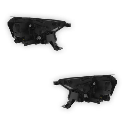 Ford Ranger P375 Black Projector Headlights 2015 - 2019 OEM-Style Aftermarket Left & Right