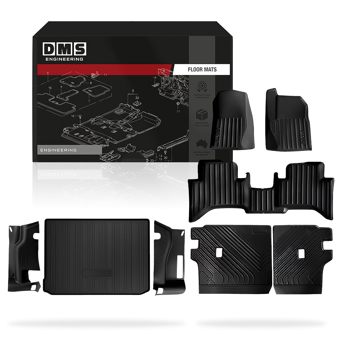 GWM Tank 300 P01 (2023 - 2025) Rubber Floor Mats Complete Set