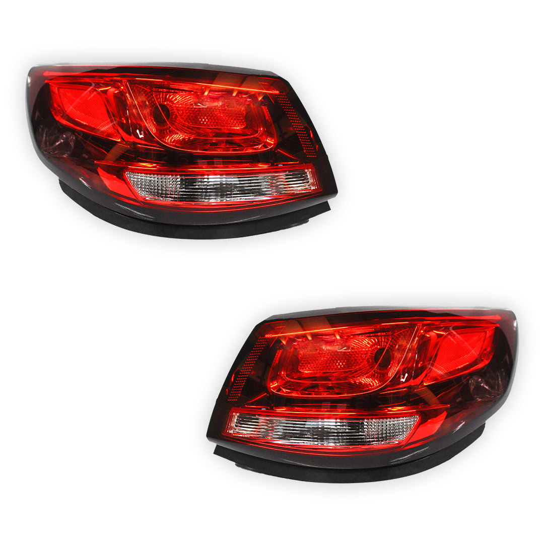 Holden Commodore VF (2013 - 2017) Black and Tinted Halogen Tail Lights LH + RH