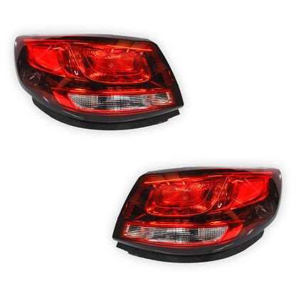 Holden Commodore VF (2013 - 2017) Black and Tinted Halogen Tail Lights LH + RH