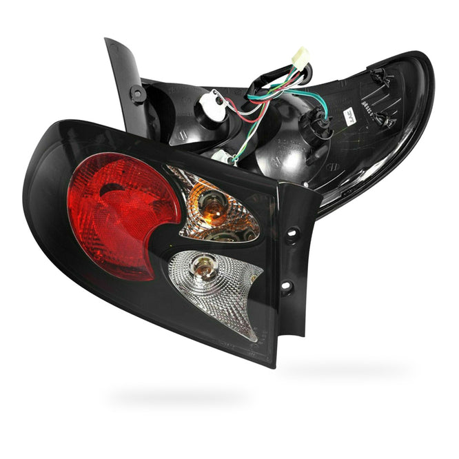 Holden Commodore VT / VX / VY / VZ (1997 - 2007) Black Altezza Halogen Tail Lights LH + RH