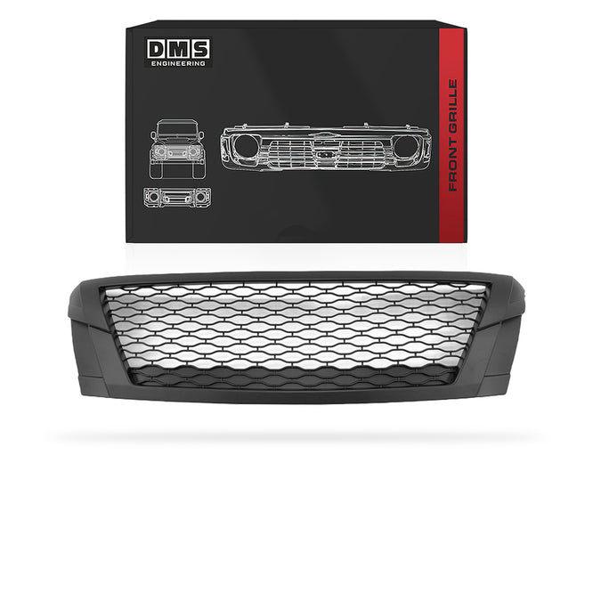 Isuzu D-Max RT (2016 - 2019) Matte Black Mesh Front Bumper Cover Grille