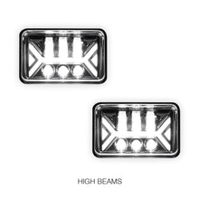 Universal 4 Pcs. 4x6" LED Headlights LH + RH