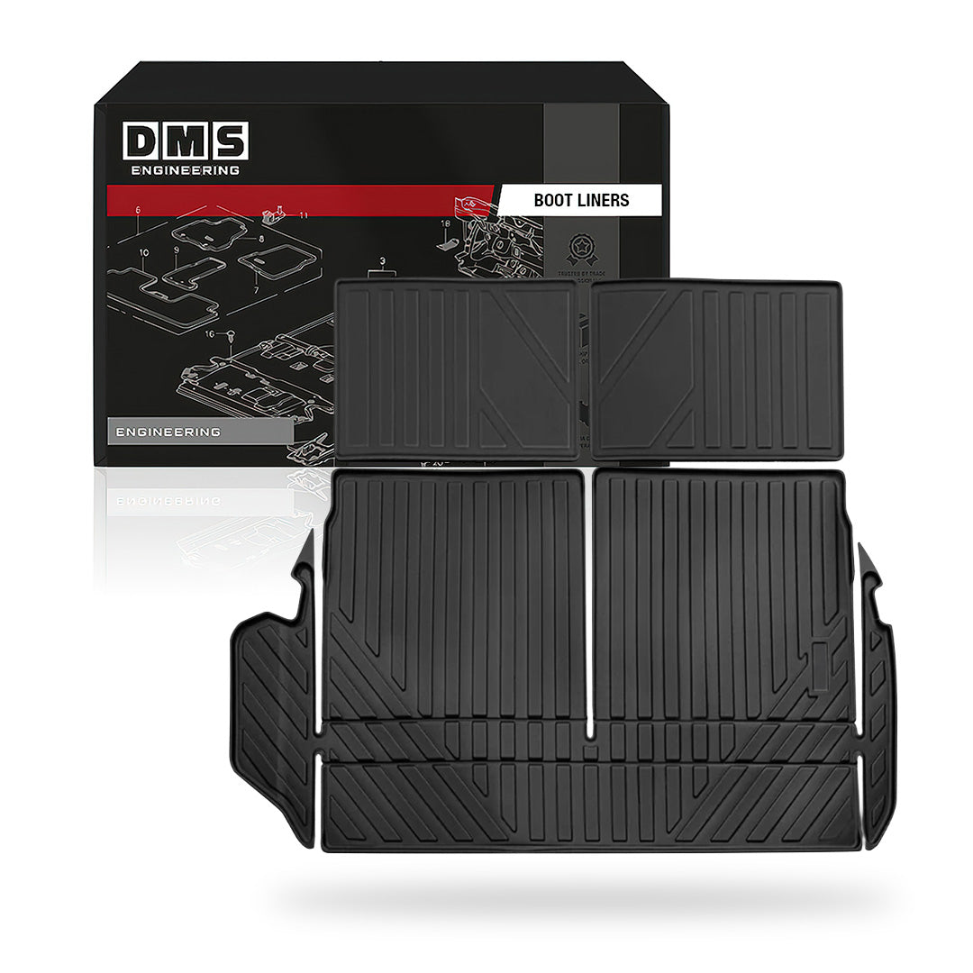 Lexus GX 550 7-Seater (2024 - 2025) 3 Pcs. Boot Cargo Mat Liners + Kick Mats