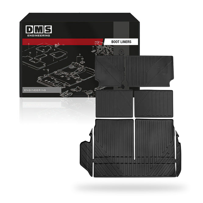 Lexus GX 550 7-Seater (2024 - 2025) 3 Pcs. Boot Cargo Mat Liners + Kick Mats