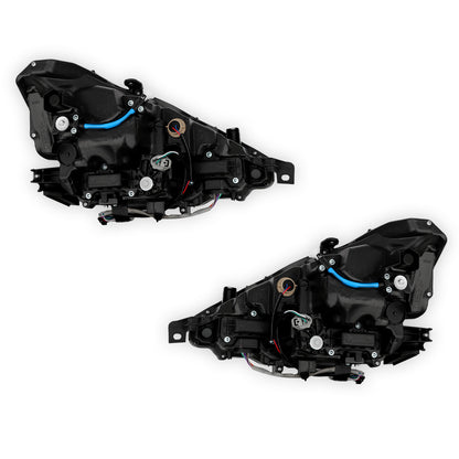 Lexus IS200t F Sport (2016) Replacement Black LED Headlights LH + RH