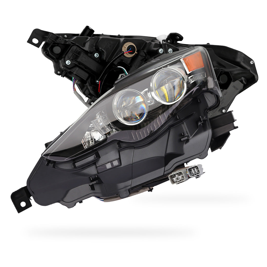 Lexus IS200t F Sport (2016) Replacement Black LED Headlights LH + RH