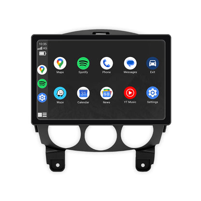 Mazda 2 DE (2007 - 2013) 9" 13.3" Wireless Android 16 Head Unit for Apple CarPlay / Android Auto