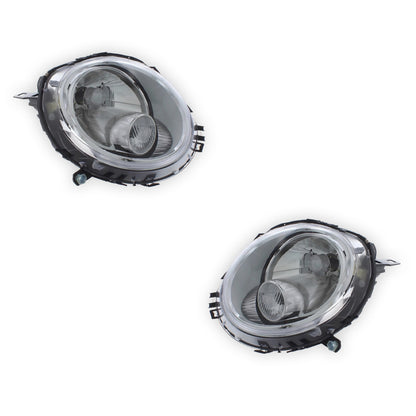 Mini Cooper R56 Chrome Headlights 2007 - 2014 OEM-Style Aftermarket Left & Right