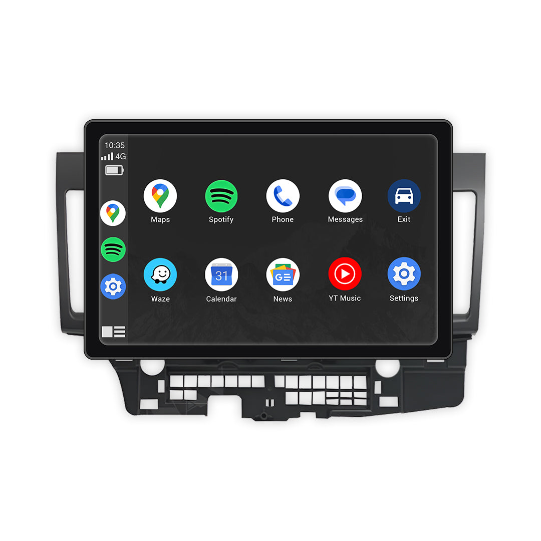 Mitsubishi Lancer Evolution X CZ4A (2007 - 2017) 10.1" 13.3" Android Radio – Wireless Apple CarPlay & Android Auto
