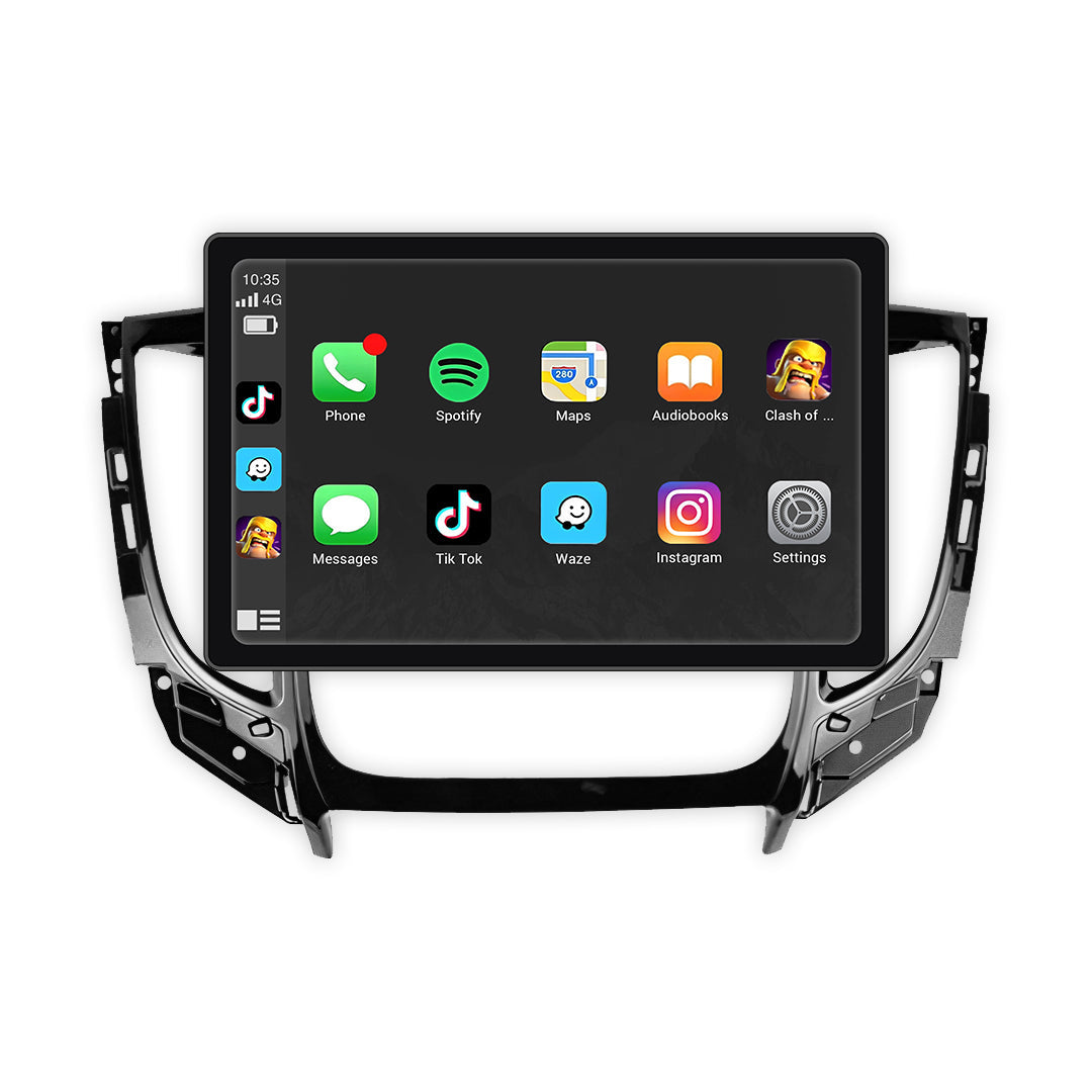Mitsubishi Triton MQ / MR (2015 - 2019) 9" 13.3" Android Radio – Wireless Apple CarPlay & Android Auto Digital AC Panel