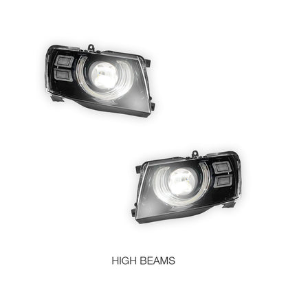 Nissan Patrol GU / Y61 (2005 - 2016) Full LED Headlights LH + RH