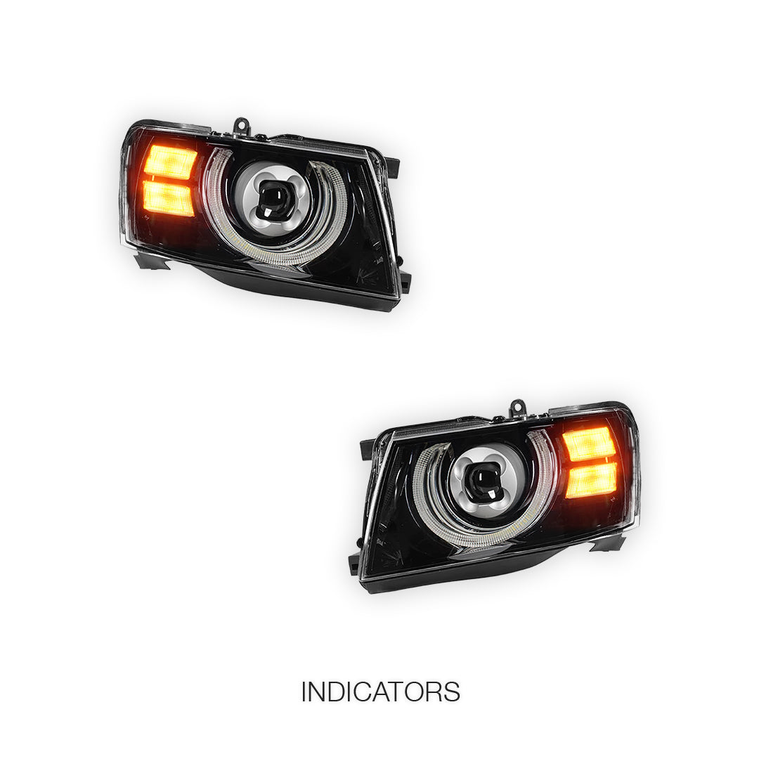 Nissan Patrol GU / Y61 (2005 - 2016) Full LED Headlights LH + RH