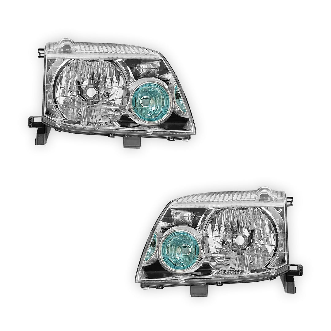 Nissan X-Trail T30 (2001 - 2007) Chrome OEM Style Headlights LH + RH