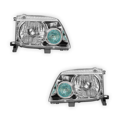 Nissan X-Trail T30 (2001 - 2007) Chrome OEM Style Headlights LH + RH