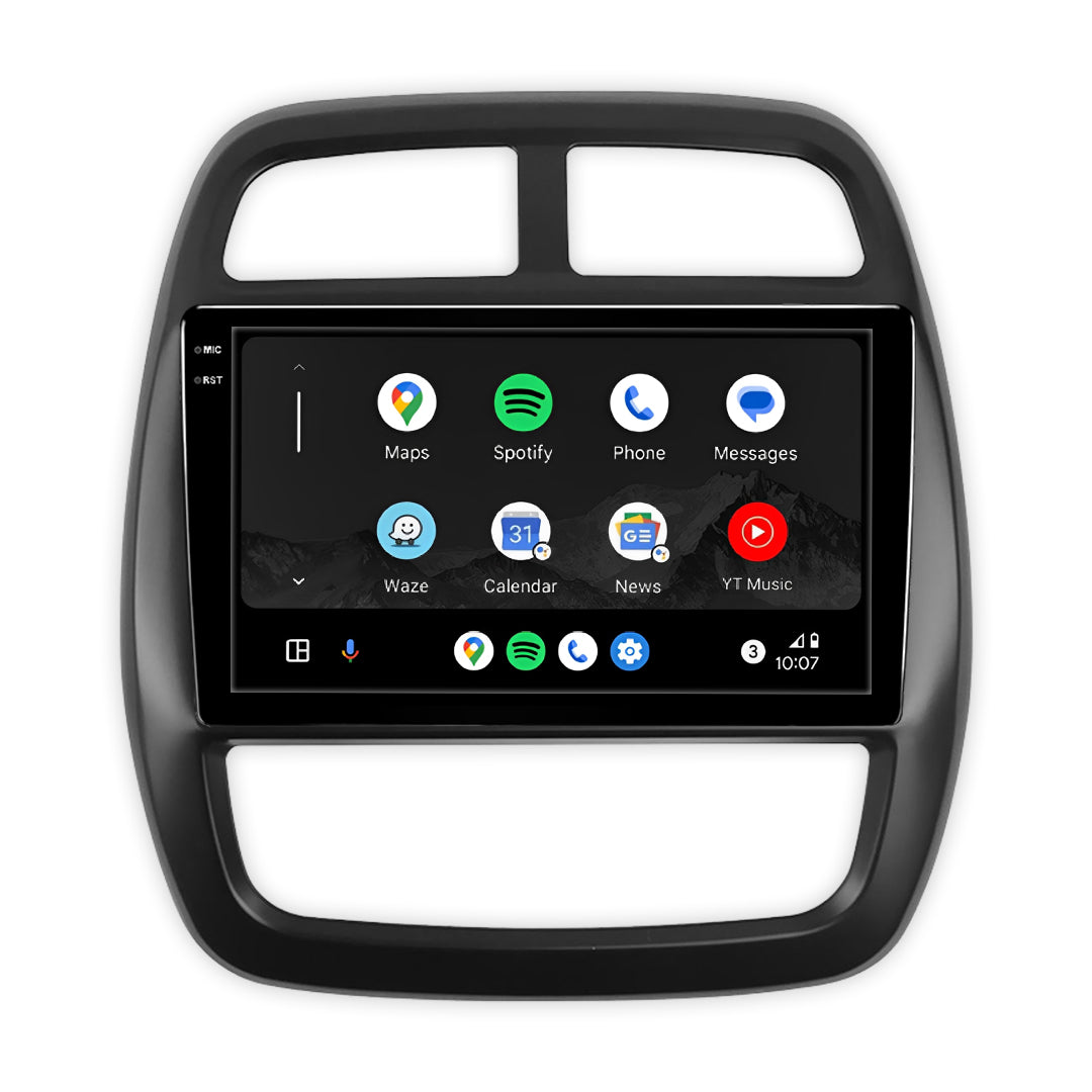 Renault Kwid (2012 - 2017) 9" Android Radio – Wireless Apple CarPlay & Android Auto