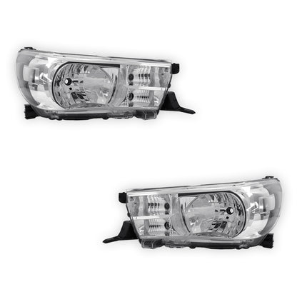 Toyota HiLux 2WD Workmate 2 (2017 - 2025) OEM Style Headlights LH + RH