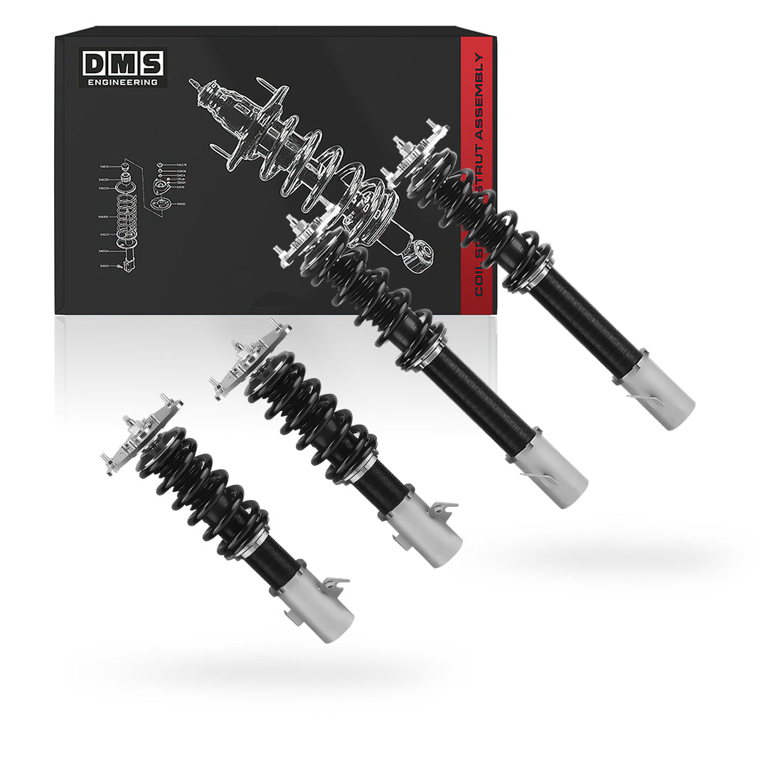 Subaru Forester SG (2003 - 2008) Adjustable Front and Rear Coilovers Shock Absorbers LH + RH