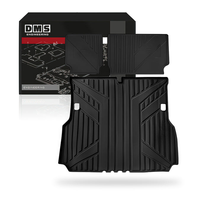 Toyota LandCruiser Prado 250 Series 7-Seater (2024 - 2025) 3 Pcs. Boot Cargo Mat Liners + Kick Mats