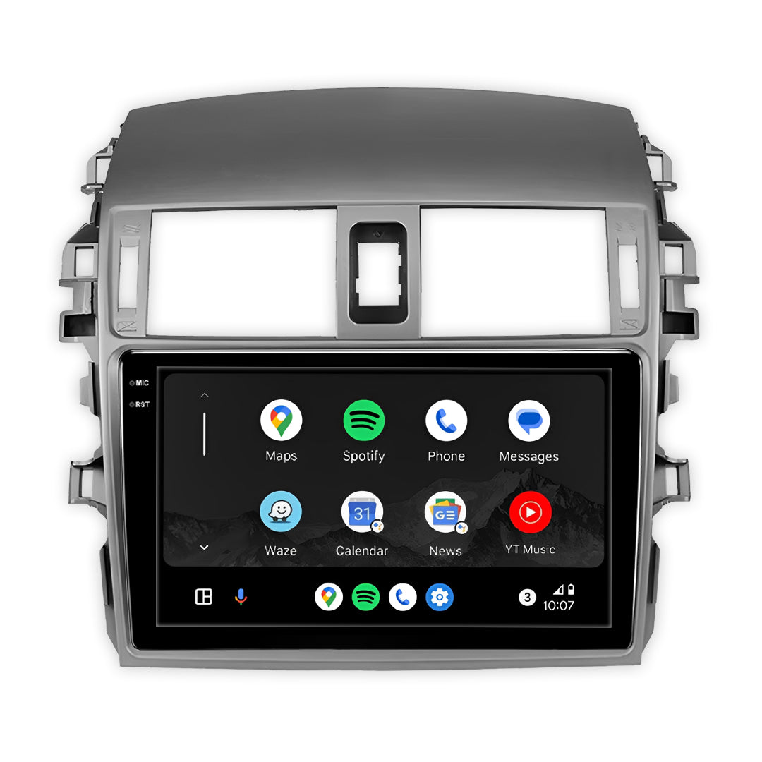 Toyota Corolla E140 / E150 (2007 - 2013) 9" Android Radio – Wireless Apple CarPlay & Android Auto