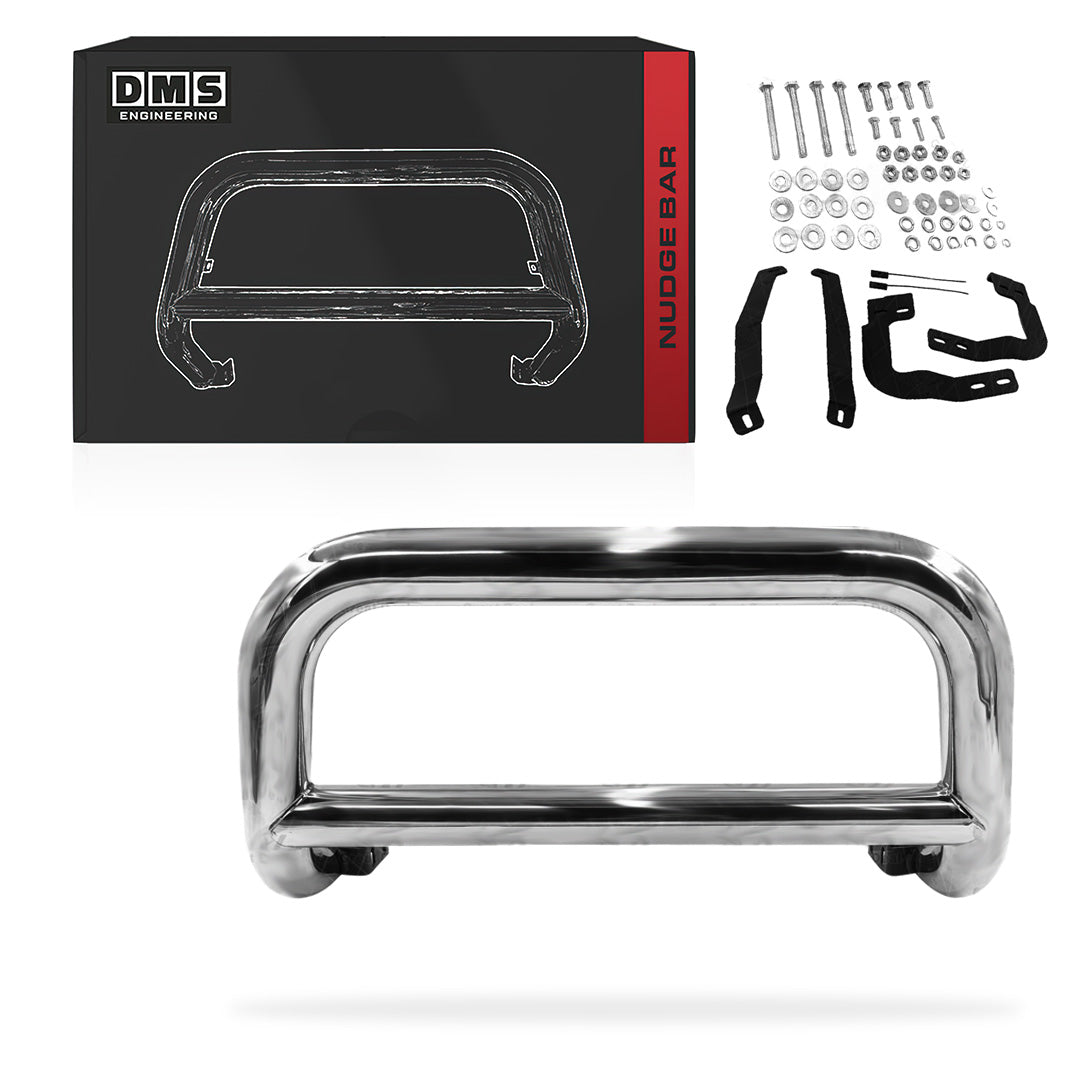 Toyota HiLux N80 (2015 - 2023) 3" Stainless Steel Nudge Bar