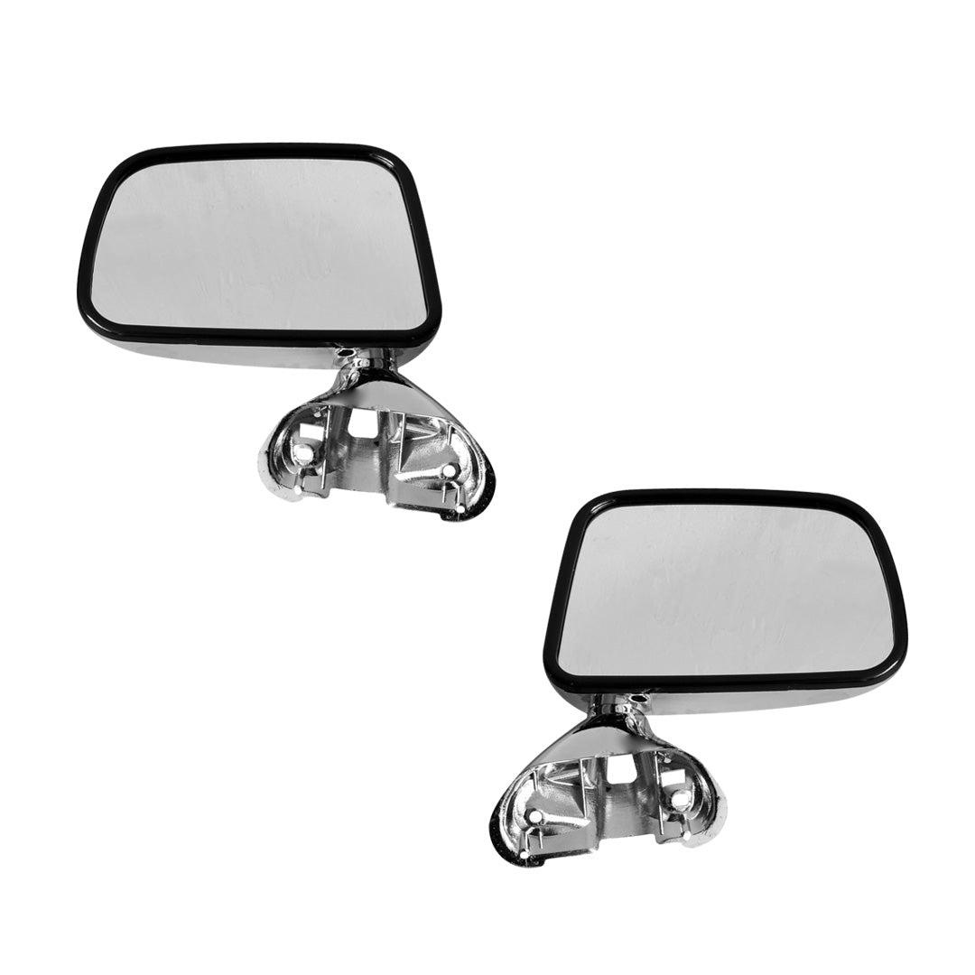 Toyota HiLux N50 / N60 (1988 - 2005) Chrome Manual Door Mirrors LH + RH