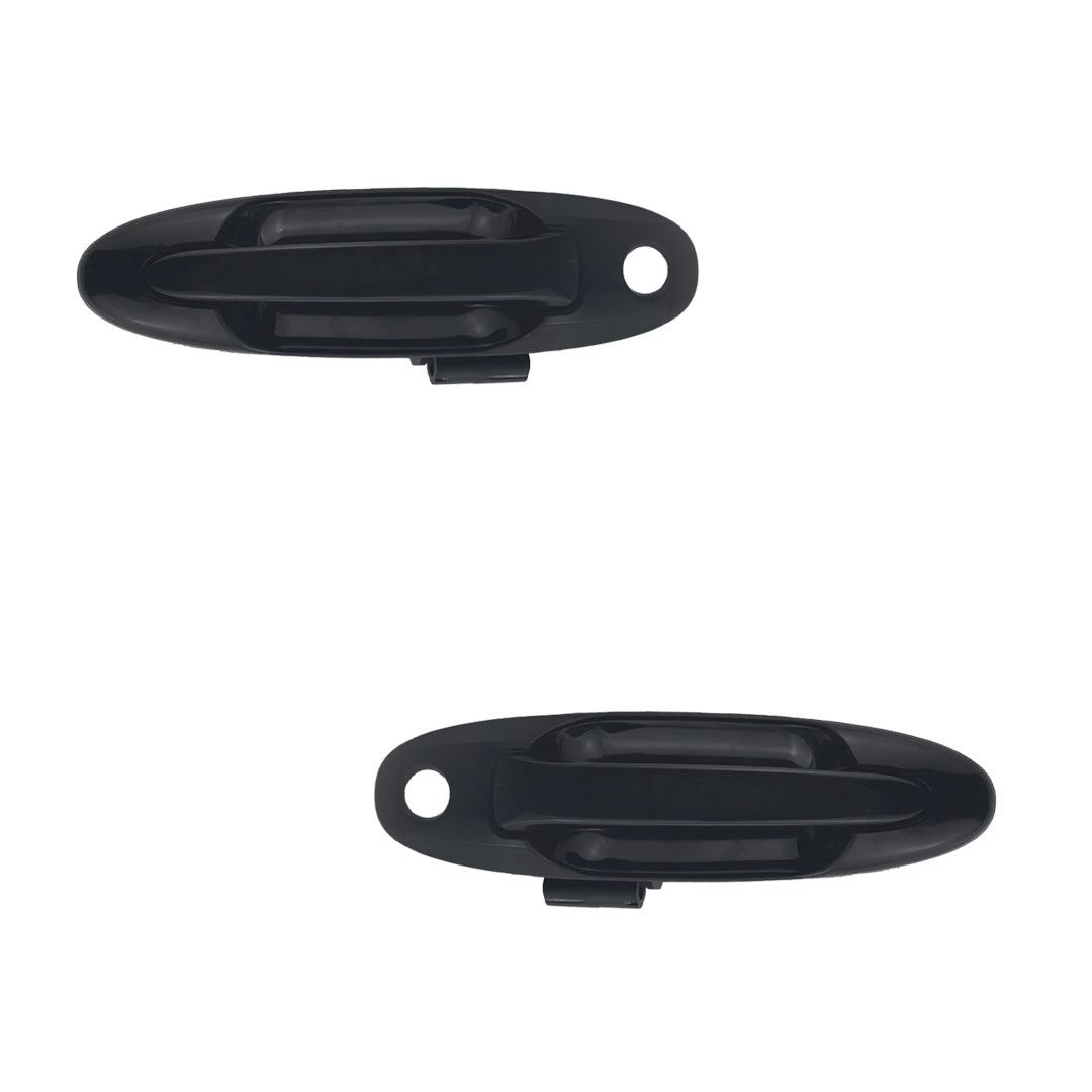 Toyota LandCruiser J100 Series (1998 - 2007) Front Full Black Outer Door Handles LH + RH