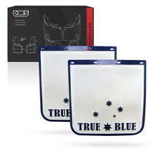 Universal 610mm x 610mm Semi Truck True Blue Mud Flaps