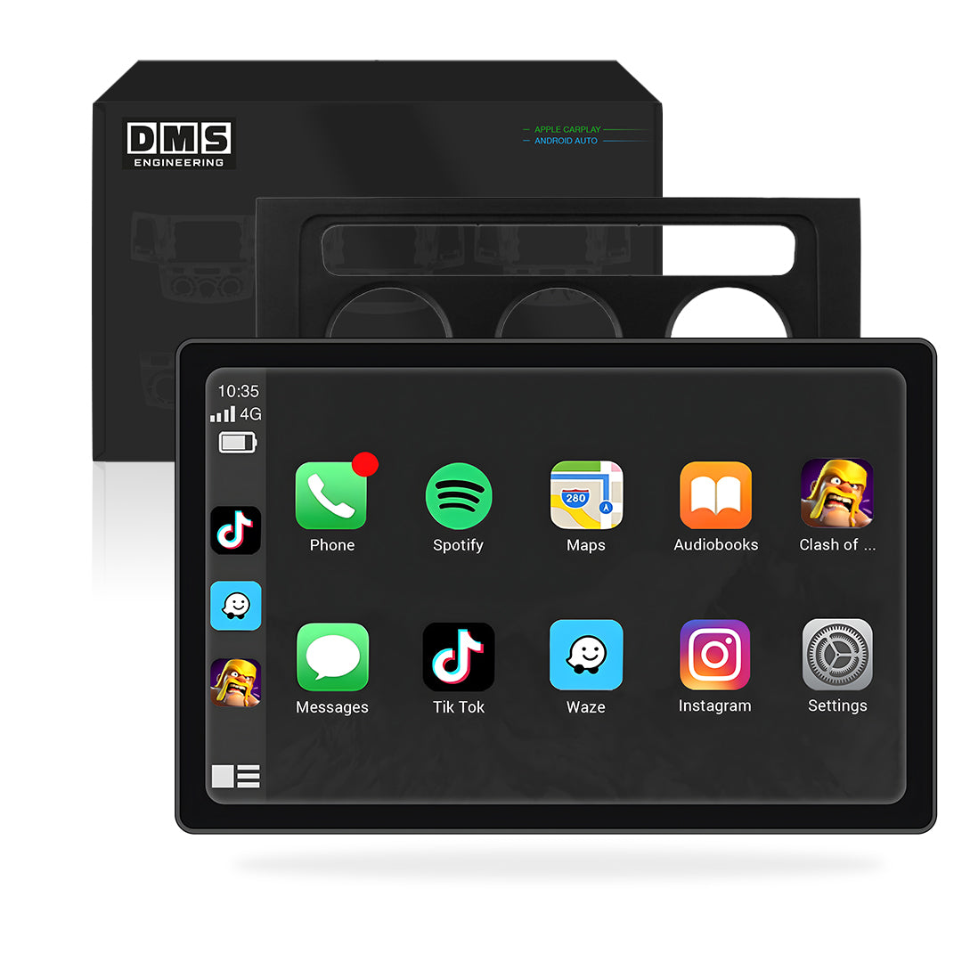 Volkswagen Touran 1T (2003 - 2014) 9" 13.3" Android Radio – Wireless Apple CarPlay & Android Auto Black Trim