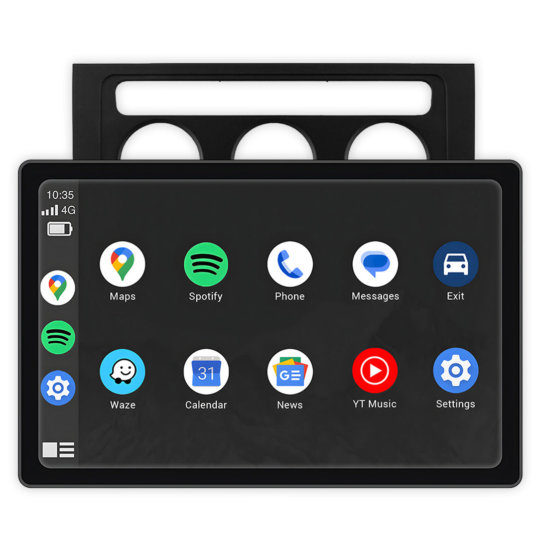 Volkswagen Touran 1T (2003 - 2014) 9" 13.3" Android Radio – Wireless Apple CarPlay & Android Auto Black Trim