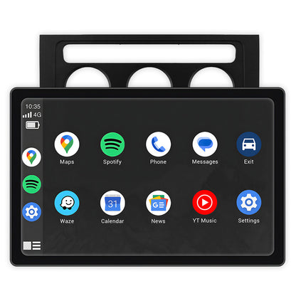 Volkswagen Touran 1T (2003 - 2014) 9" 13.3" Android Radio – Wireless Apple CarPlay & Android Auto Black Trim