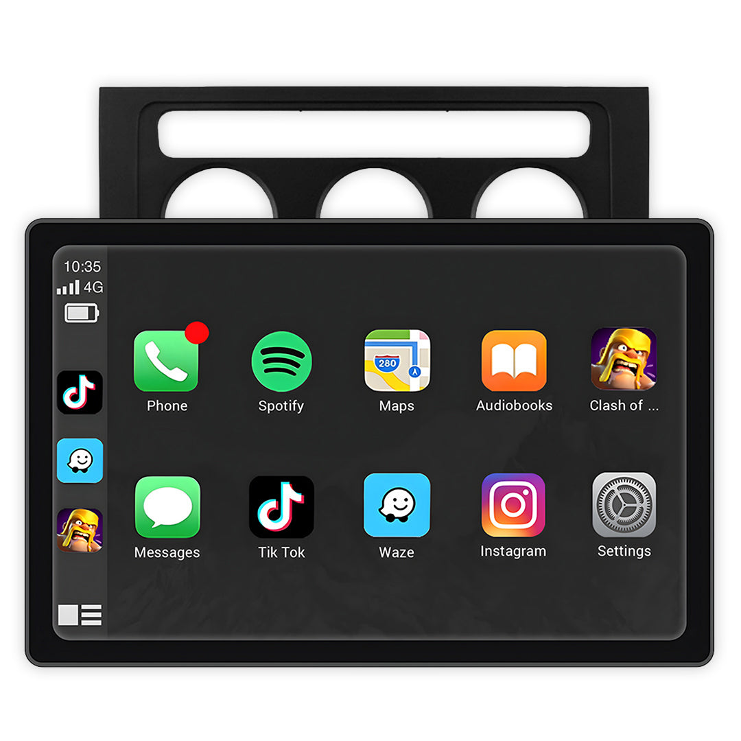 Volkswagen Touran 1T (2003 - 2014) 9" 13.3" Android Radio – Wireless Apple CarPlay & Android Auto Black Trim
