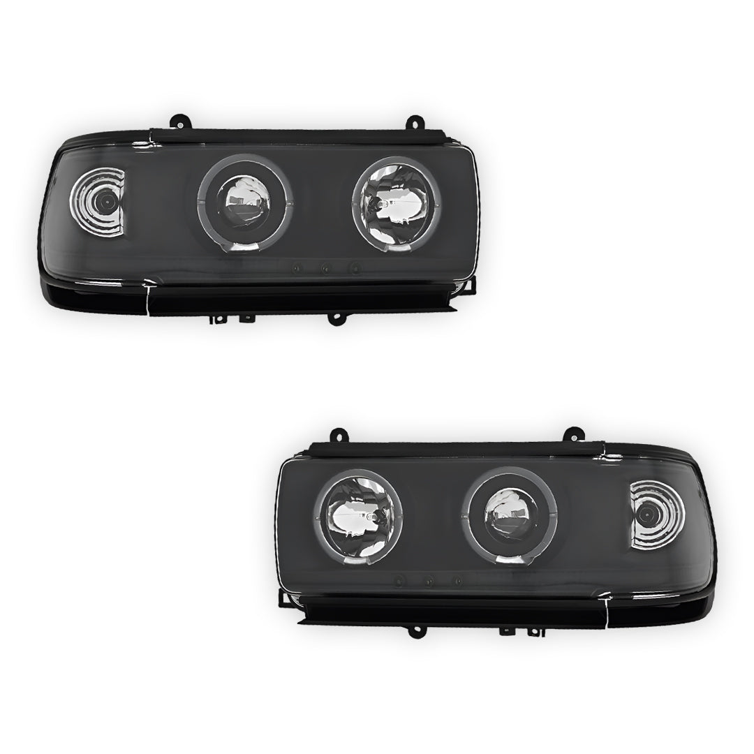 Toyota LandCruiser 80 Series (1990- 1997) LED DRL Projector Headlights LH + RH