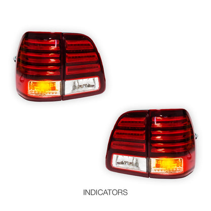 Toyota LandCruiser 100 Series (1998 - 2007) LED Tail Lights LH + RH