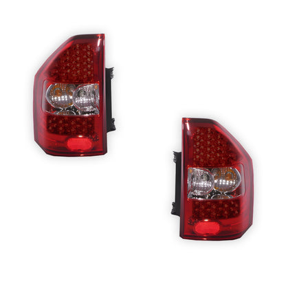 Mitsubishi Pajero NM / NP (2000 - 2006) Smoked Red LED Tail Lights LH + RH