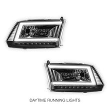 RAM 3500 (2013 - 2018) C-LED DRL Sequential Signal Headlights LH + RH