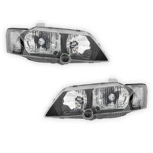 Holden Commodore VY (2002 - 2004) Black OEM Style Headlights LH + RH
