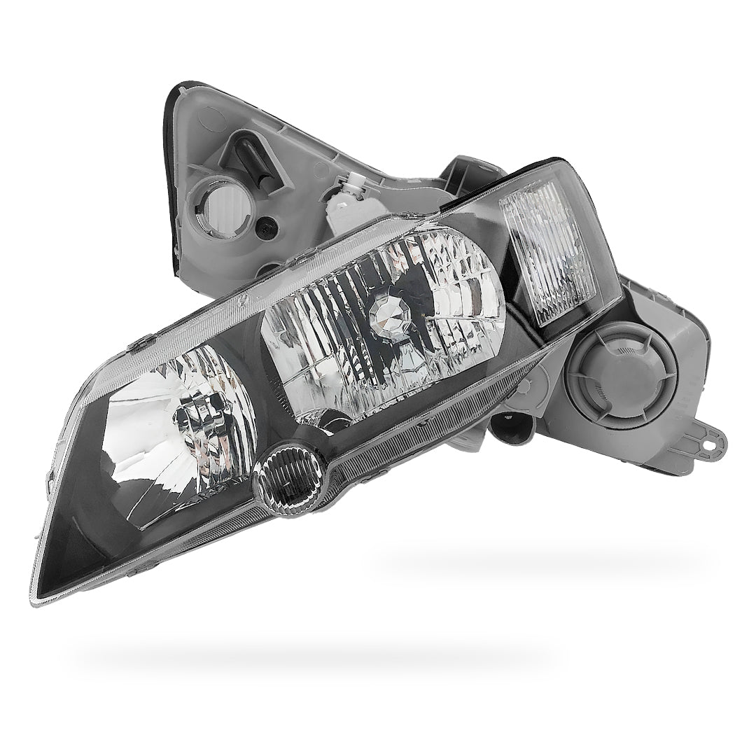 Holden Commodore VY (2002 - 2004) Black OEM Style Headlights LH + RH