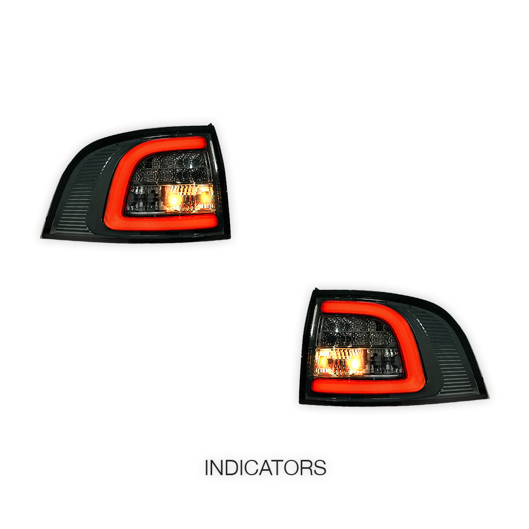 Holden Commodore VE / VF Wagon (2006 - 2015) Smoked Tail Lights LH + RH