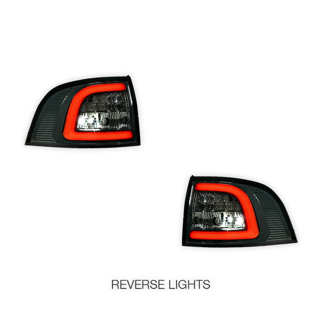 Holden Commodore VE / VF Wagon (2006 - 2015) Smoked Tail Lights LH + RH