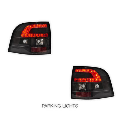Holden Commodore VE UTE Series 1 & 2 (2007 - 2013) Black LED Tail Lights LH + RH