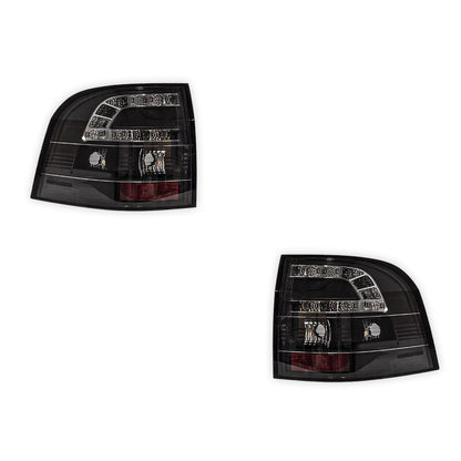 Holden Commodore VE UTE Series 1 & 2 (2007 - 2013) Black LED Tail Lights LH + RH