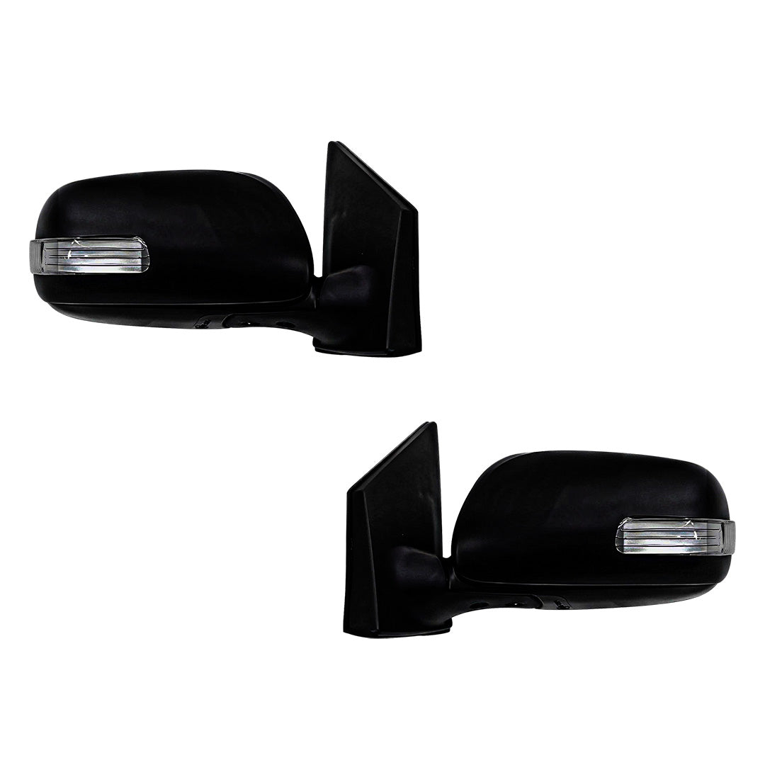 Toyota Corolla ZRE152 (2010 - 2013) Electric Door Mirrors (Black)