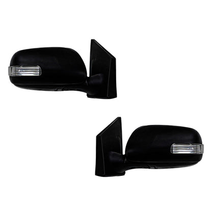 Toyota Corolla ZRE152 (2010 - 2013) Electric Door Mirrors (Black)