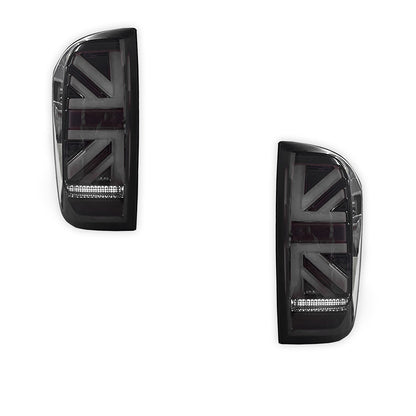 Nissan Navara D23 NP300 (2015 - 2021) Black LED Tail Lights LH + RH